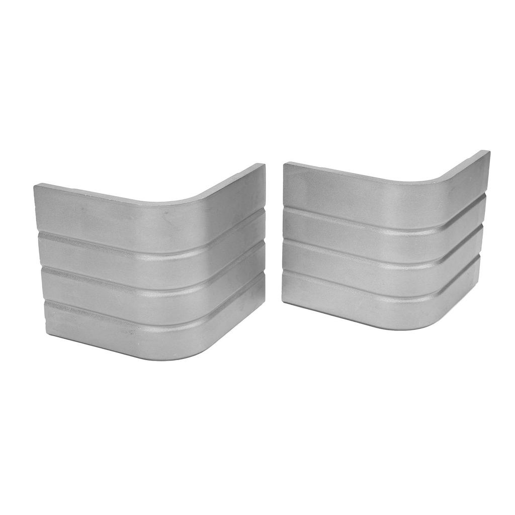 2 Pack Deck Corner Cap Heavy Duty Aluminum Height 3 1 8in To 3 3 16in Top 3 1 8in To 3 3 16in for 90 Deg Rounded Corner