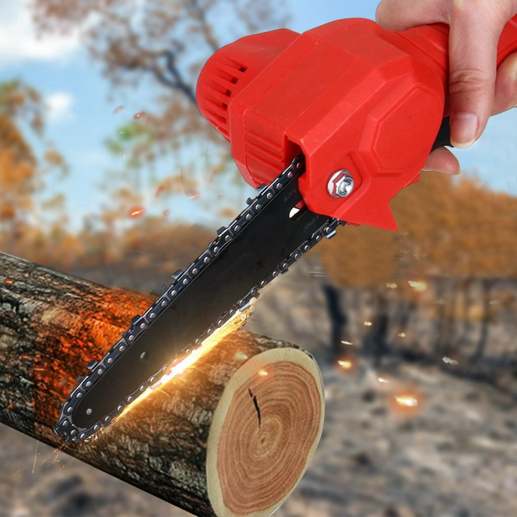 Cordless Electric Protable Chain saw 6-Inches For Tree Branch Wood Cutting Tool Kits For Wood Cutters Electric Mini Chainsaws 24V