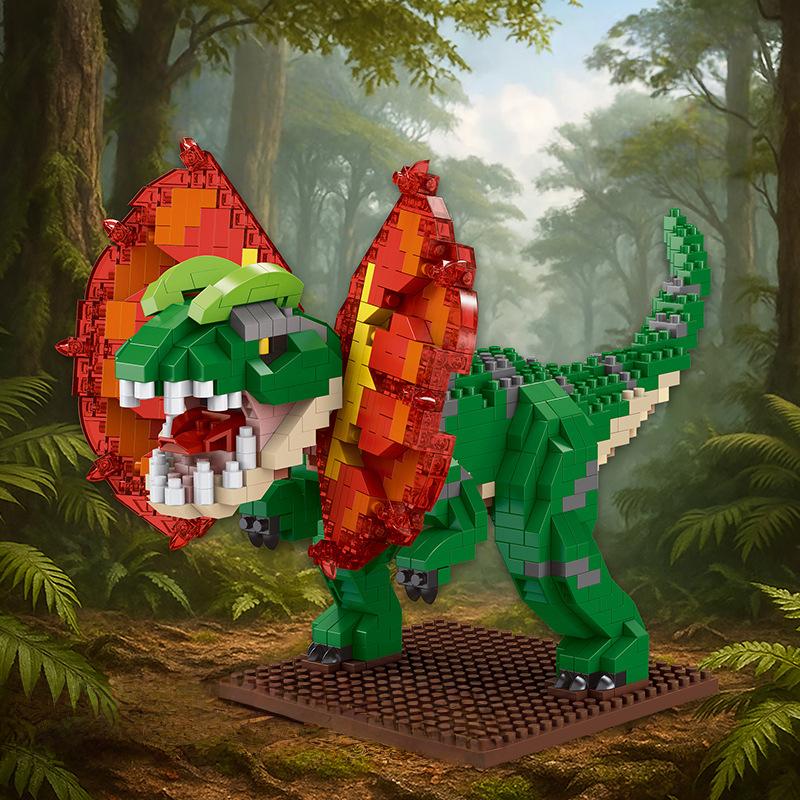 Hot Sale Dinosaur Series Assembled Building Blocks Toys Jurassic Tyrannosaurus Rex,Velociraptor Simulation Model Children's Gift