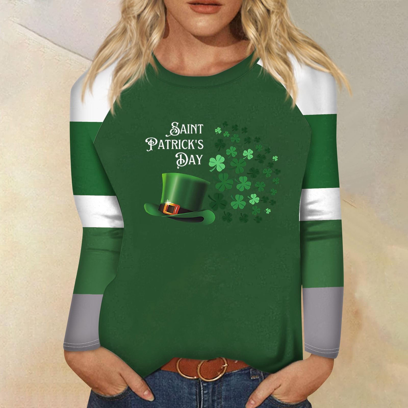 

Жіноча модна повсякденна сорочка з круглим вирізом і довгим рукавом, вільна футболка з принтом, жіночий топ XL білий