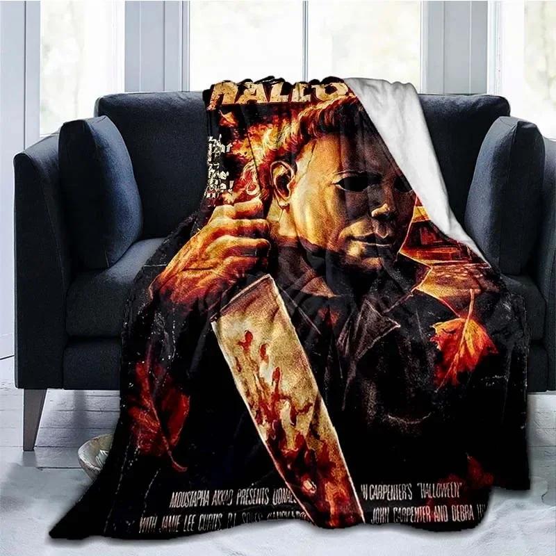 Michael Myers Blanket Super Soft Plush Flannel Blanket Living Room Bedroom Sofa  Blankets for Beds Blanket Personalized Gift