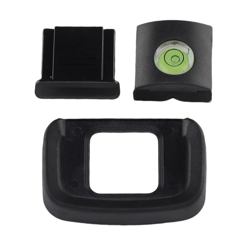 3 In 1 Eyecup Hot Shoe Cover Bubble Level Set Replacement for Nikon Z50 Mirrorless Camera