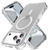 For iPhone 17 Pro Max Case Compatible with MagSafe Small Wavy Edge PC+TPU Phone Cover