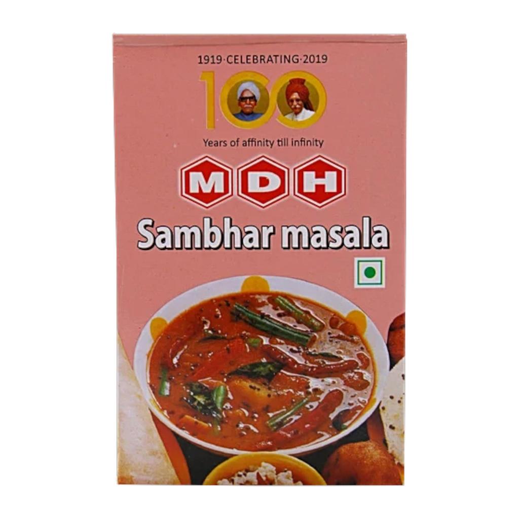 MDH Sambar Masala 100 G Aromatic Spice Blend for Flavorful South Indian Cooking and Everyday Meals Pack of 1 Home