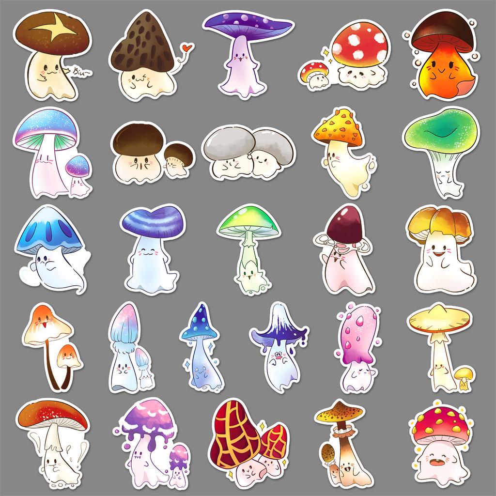 51 Graffiti Stickers Cartoon Cute Hand-painted Decorative Mobile Phone Case Water Cup Hand Account Stickers