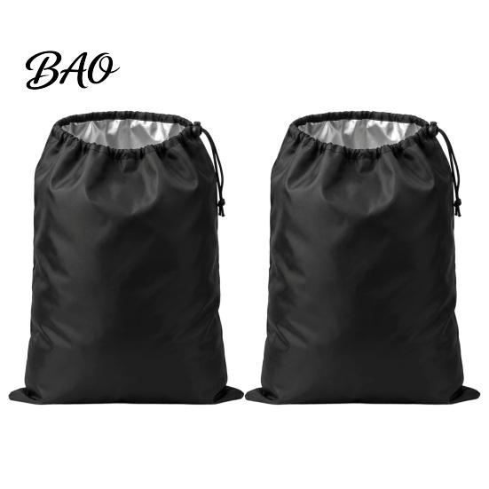 Leaf Shredder Collection Bag 1/2Pcs Wood Chipper Bags, Large Capacity Oxford Cloth Drawstring Bag, Lawn Grass Clipping Catcher Heavy Duty Storage for