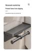 Toilet Paper Holder: No-Punch Roll Hanger - Sanitary Paper Storage Box for Bathroom