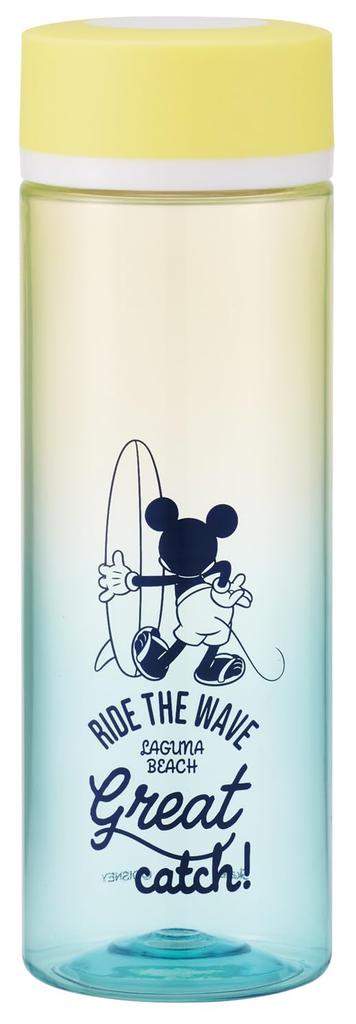 Skater Direct Drink Water Bottle 400ml Disney Mickey Surf Style PDC4-A