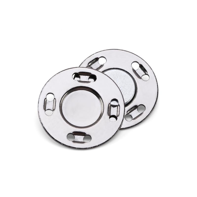 5 Pairs Sewing Metal Buttons Magnet Stone Colorful Automatic Magnetic Snap Buttons Invisible Suitcase Bag Coat Buckle Diy Craft