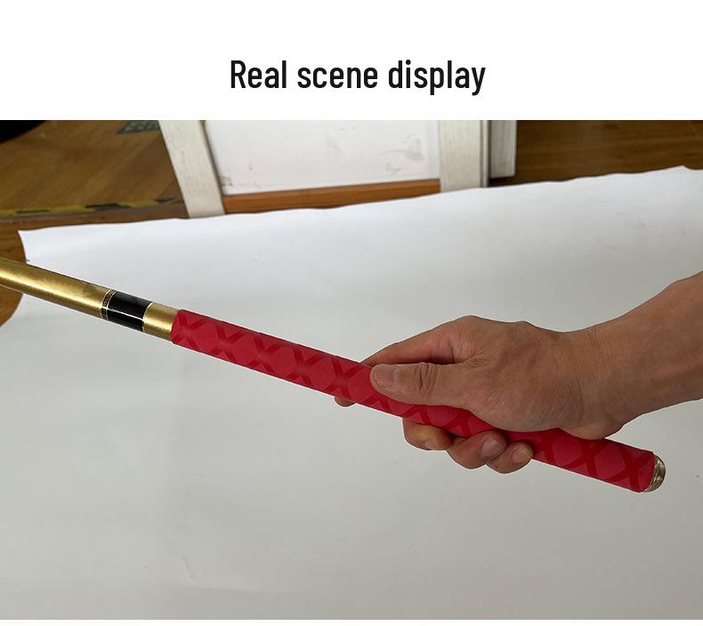 Patterned Heat Shrink Tubing Grip Cover for Fishing Rods and Badminton Rackets - Non-Slip Insulation Sleeve for Handle and Wiring Harness.