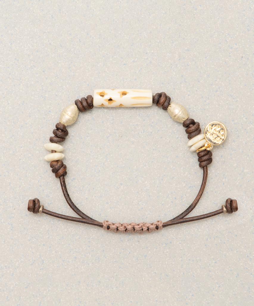 Towtow Archive Etched Bracelet (Dear Ones) Brown