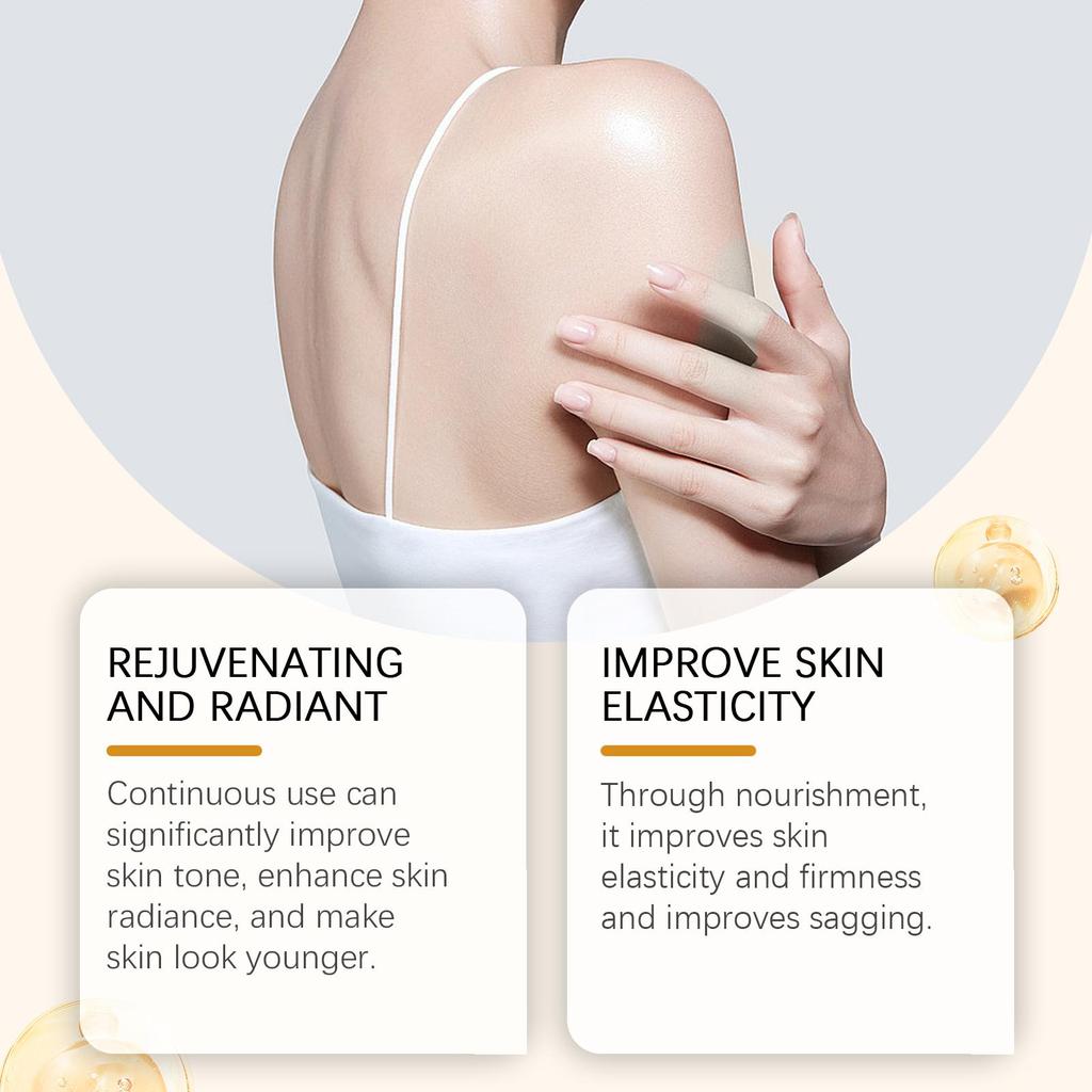 OUHOE Body Skin Smooth Moisturizing Cream, Face and Body Nourishing, Hydrating and Moisturizing, Elastic, Soft, and Firm Skin Care 120g