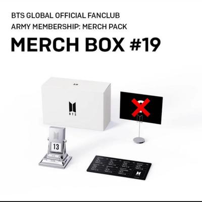 [USADO] CAIXA DE MERCHANDISING DO BTS 19 AGENDA