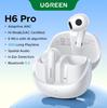 UGREEN Hitune H6 Pro+Bluetooth earphones with semi in ear adaptive noise reduction for long battery life, suitable for Apple, Huawei