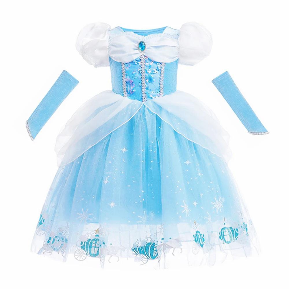 Cinderella Prinzessin Sommerkleider – Flauschiger Rock für Mädchen für Auftritte
