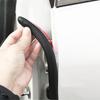 2pcs Car Door Sealing Strips Rubber Trim for B Pillar Gap Cover Universal Wind Noise Reducer