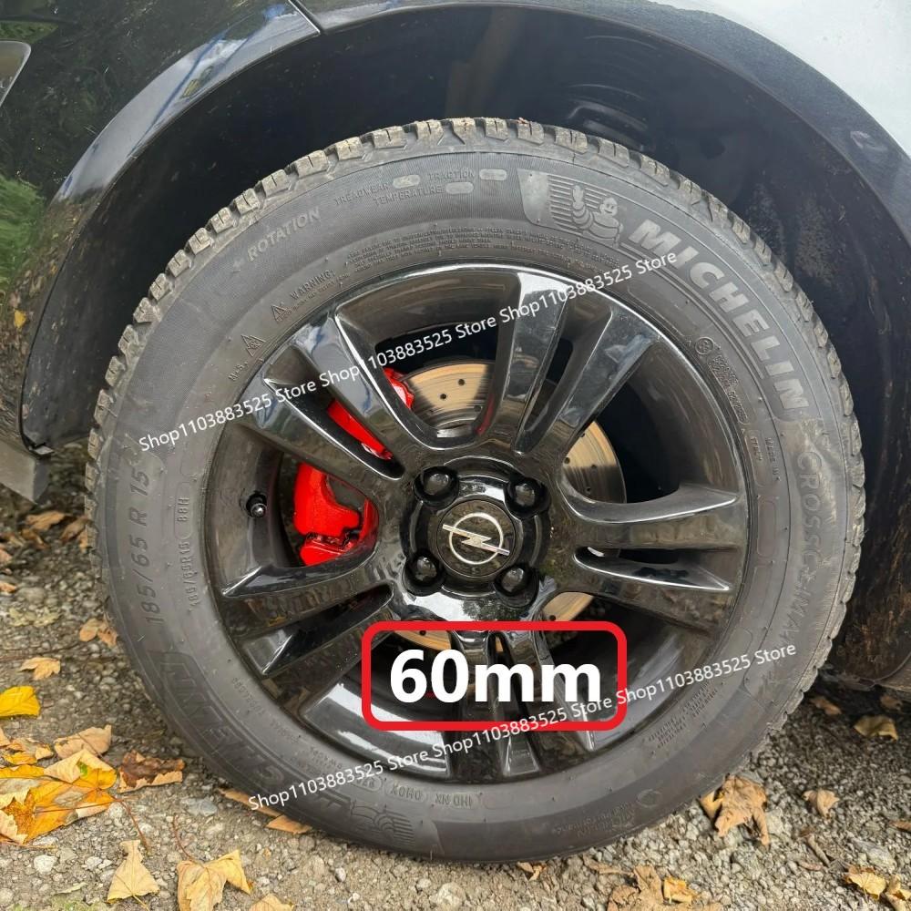 Czxkqr1 4pcs 64/60/58/54mm Car Wheel Center Hub Caps for Opel Corsa C D E F A B Gsi Turbo Cors OPC Line Hubcap Accessories