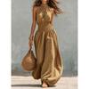 Europe and the United States cross-border TK Amazon Temu hot summer fashion street style sleeveless neck bloomers jumpsuit women