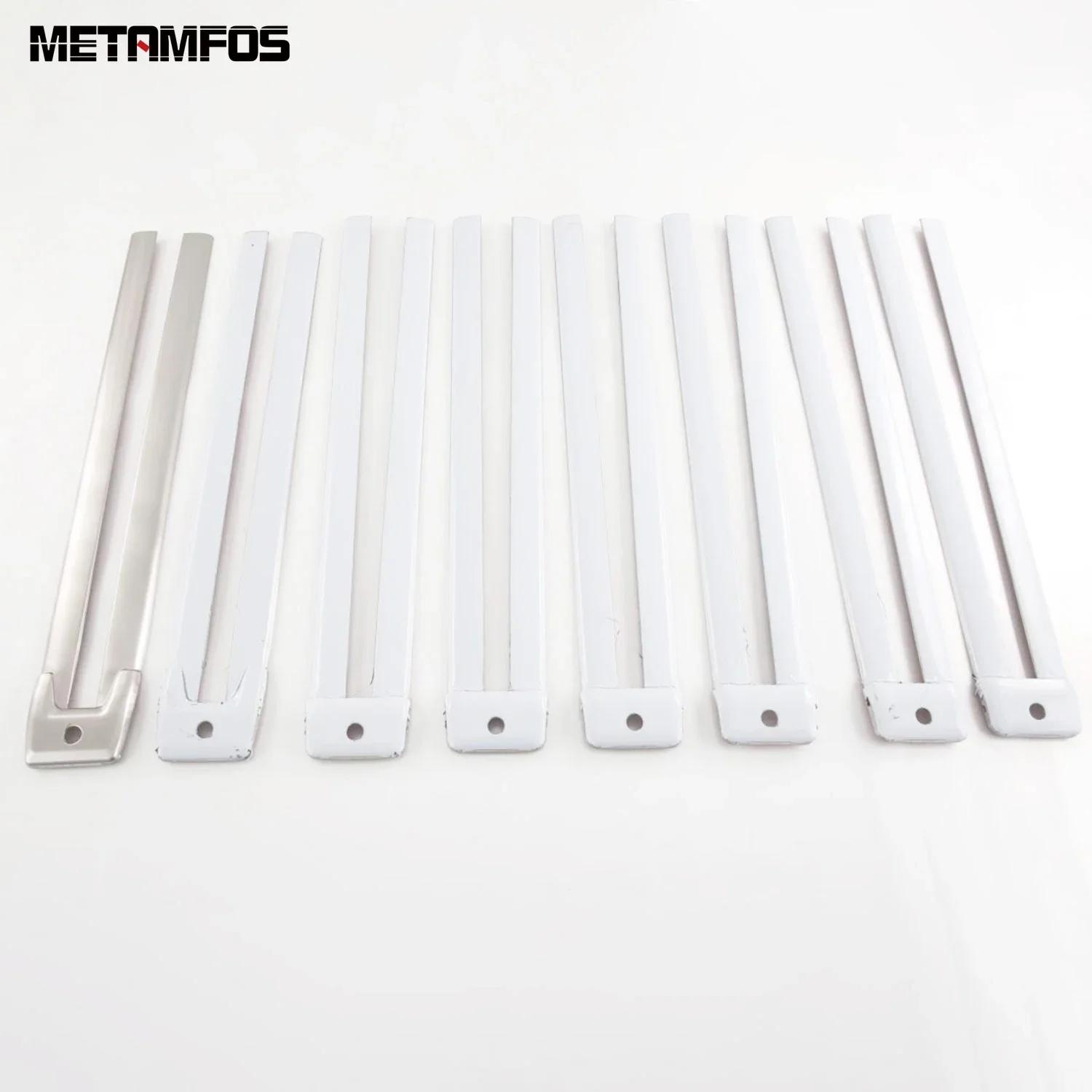 Accessories For Toyota Sienna - 2024 2025 Stainless Steel Rear Seat Track Path Slide Rail Frame Cover Trim Car Styling Stainless Steel