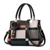 Female New Luxury Handbag Women Stitching Wild Messenger Bags Designer Brand Plaid Shoulder Bag