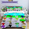 3pcs SPRUNKI9 Design Cover Set - HD Printed Bedding with 1 Cover and 2 Pillowcases - Perfect for Home and Dorm Decor