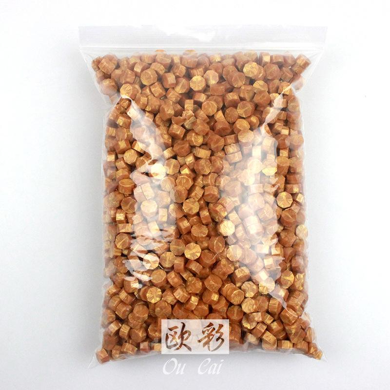 500g Particelle di Ceralacca Vintage Multicolore Ottagonali Smaltate Materiale Pasta di Cera per Diario Fatto a Mano Forniture per Rilievo Fai da Te