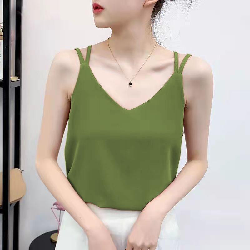 Women's Slim V-Neck Sleeveless Suit Vest - Plus Size Spring/Autumn Outerwear Camisole