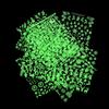 DIY Manicure Glow In The Dark Adhesive Decals 3D Luminous Nail Sticker White Snowflakes Christmas