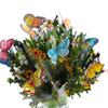 Carving Flower Mother'S Day Birthday Greeting Card Wishing Handmade 3D Pop Up Greeting Card Creative Paper Thank You Card