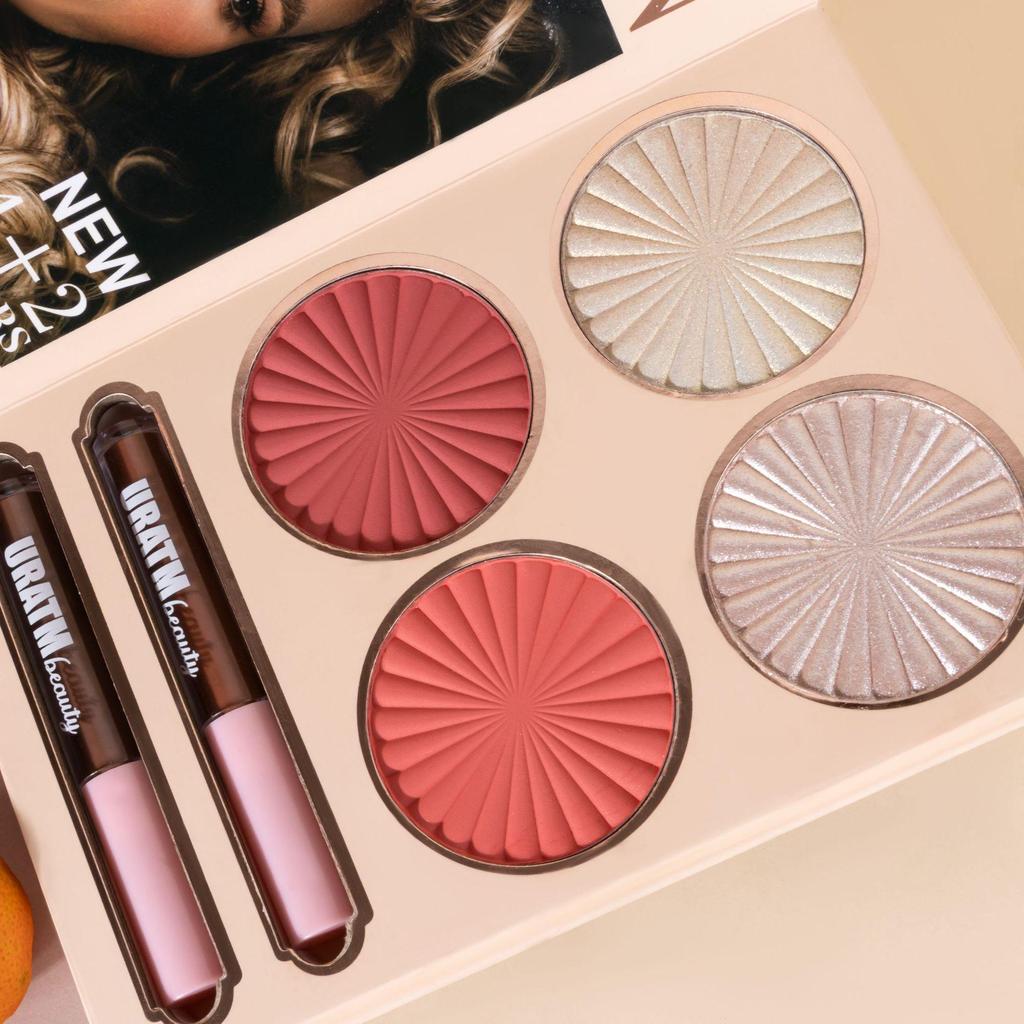 30-Color All-in-One Makeup Palette with Matte and Shimmer Eyeshadows, Blush, Highlighter, and Lip Gloss