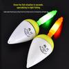 Silver Carp Bighead Carp Night Glow Electronic Fishing Float with Color-Changing Bite Indicator – Perfect for Sea, Rock, and Reservoir Fishing