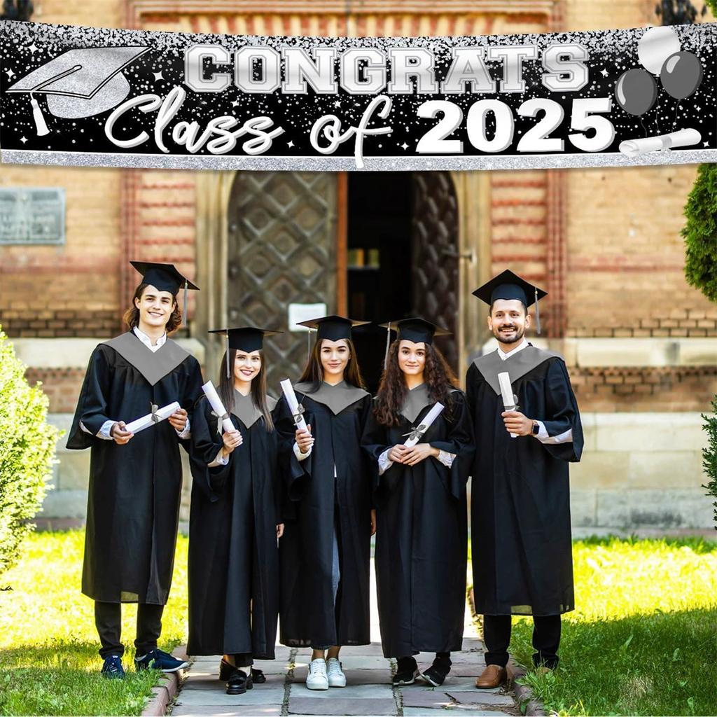 Graduation Party Decoration Outdoor Decoration Ambience Banner Hanging Fabric