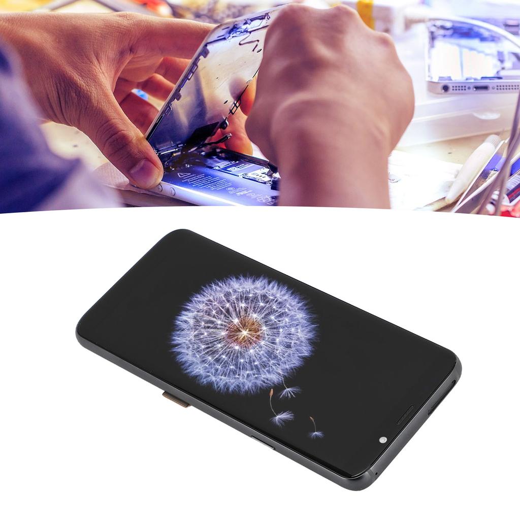 Phone Screen Replacement 6.2in with Frame and Repair Kit LCD Display Digitizer   for   S9 Plus G9650 G965F G965U
