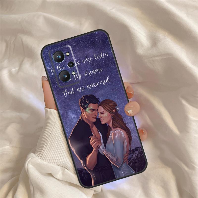 Fury Sarah J Maas A Court of Mist Case For Realme C71 C55 C67 C51 C75 C63 C61 C65 C53 C35 11 12 13 14 Pro Plus GT6 GT7 15 Pro