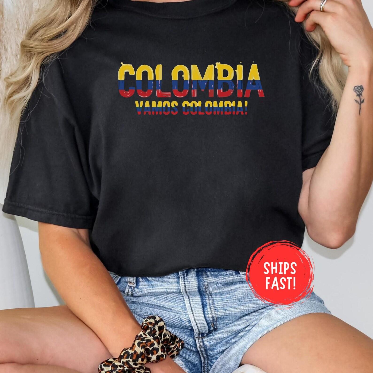 Colombia Shirt 2026 All Nations Soccer Shirt Colombian Pride Football Fan Tee Flag Supporter Gift World Tournament Style Comfort Colors S