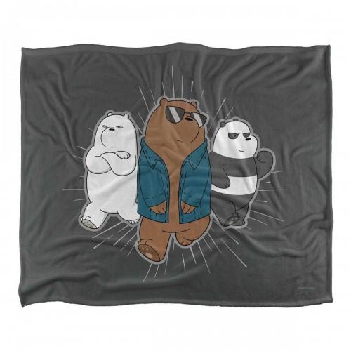 We Bare Bears Silky Jacket Supersoft Blanket
