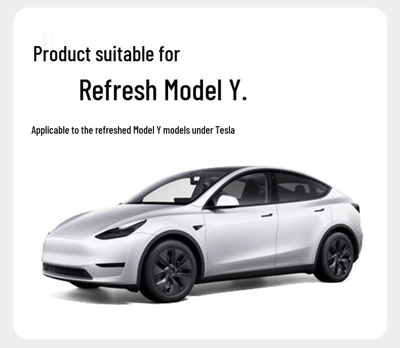 Tesla Model Y & 3 Refresh Floor Mat: Aluminum Alloy Full-Surround TPE Carpet & Pedal Pad