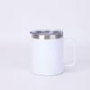Shangqi Double-Layer Insulated Stainless Steel Coffee Mug with Handle and Lid