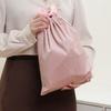 Flannel Hair Dryer Bag Dust-poof Folding Drawstring Storage Bag Space Saving Large Capacity Hair Dryer Organizer for Home