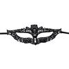 Sexy elegantní maska ​​na obličej Masquerade Ball Karneval Fancy Party černá