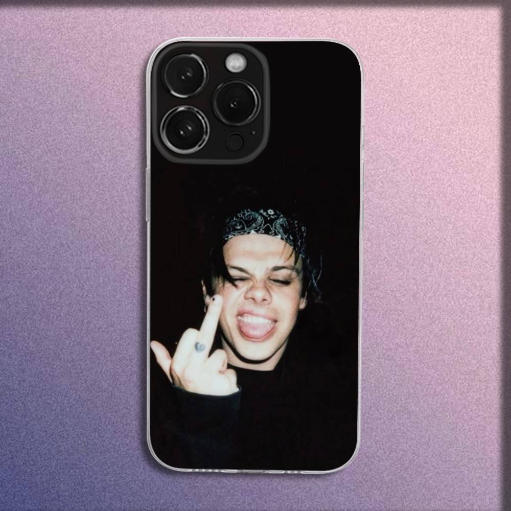 Phone Case For iPhone 16,15,14,13,12,11 Plus,Pro,Max,XR,XS,Plus,E,Mini Transparent Singer Cool Y-Yungblud Cover iPhone15promax