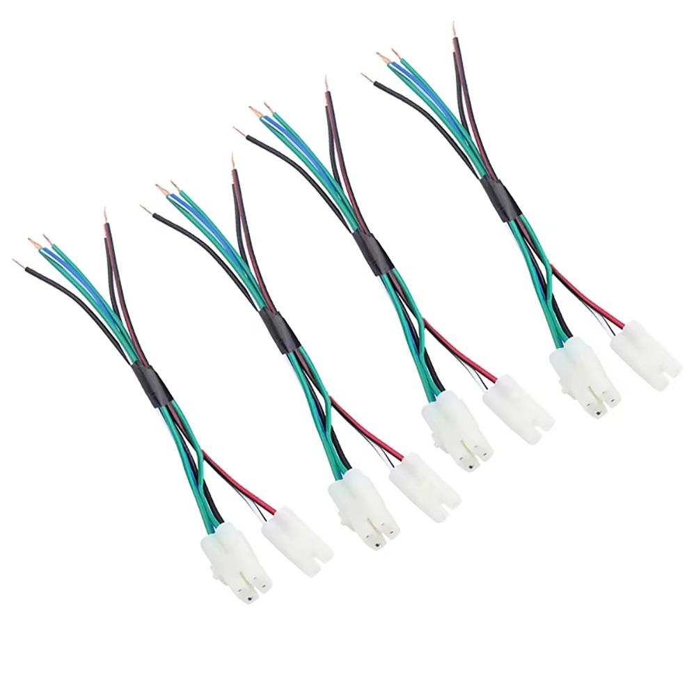 1/2/4Pcs CG-125 Round Head Motorcycle Ignition Coil Plug CDI Electric Cable Wire Harness Plug Head 4 Pins