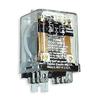 Dayton 1A490 Relay, Enclosed, DPDT, 8 Pins, 24VAC