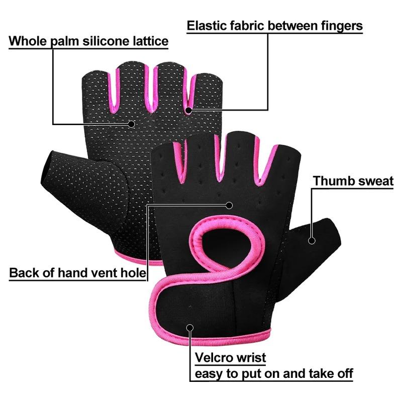 Fashionable Half Finger Gloves For Cycling Outdoor Mountaineering Weightlifting Fitness Sports Training And Protection