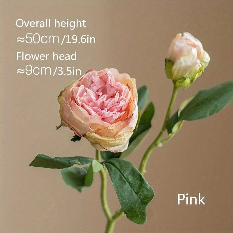 

Імітаційні квіти півонії, штучні квіти для дому та вітальні, прикраса букета сухих квітів для обіднього столу