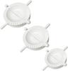 3Pcs Dumpling Maker Dumpling Tool Dough Press Dumpling Mold Meat Pie Cutter For Ravioli Calzones Empanada Turnover Pierogi Gyoza