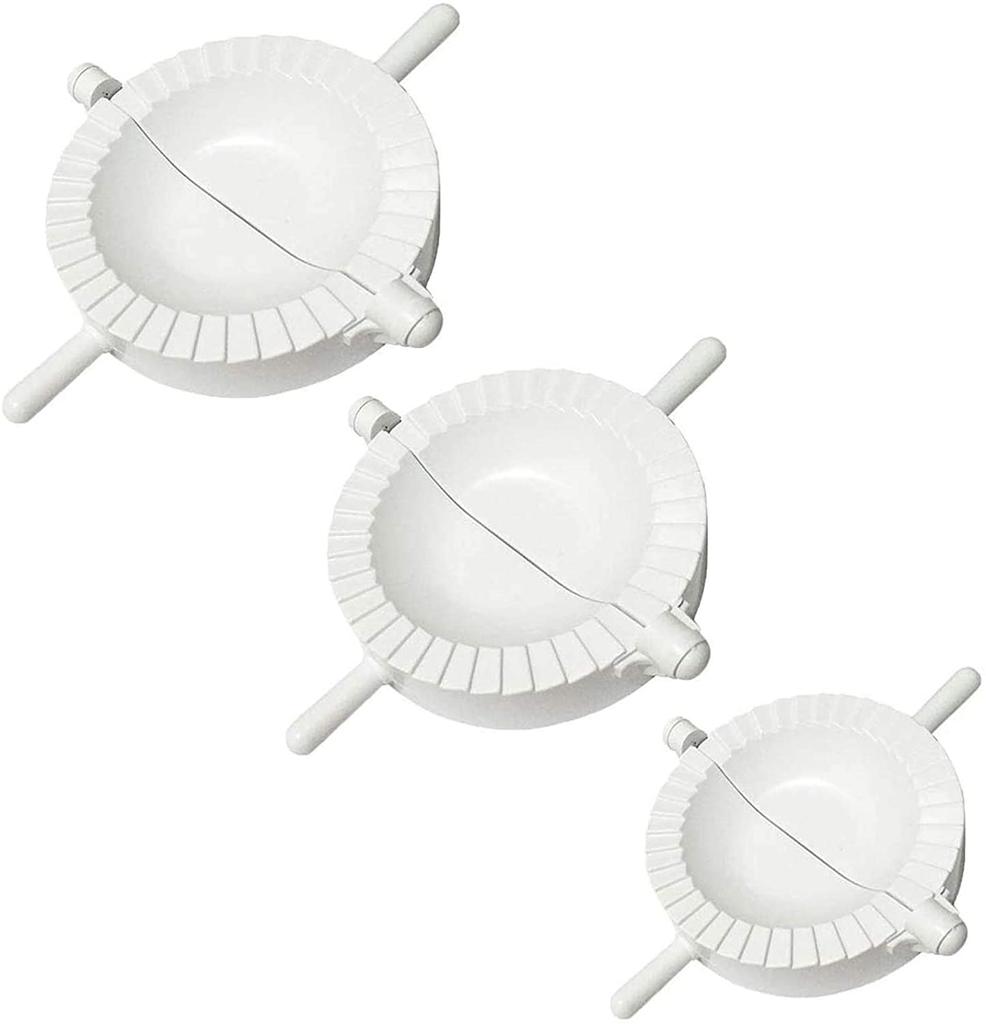 3Pcs Dumpling Maker Dumpling Tool Dough Press Dumpling Mold Meat Pie Cutter For Ravioli Calzones Empanada Turnover Pierogi Gyoza