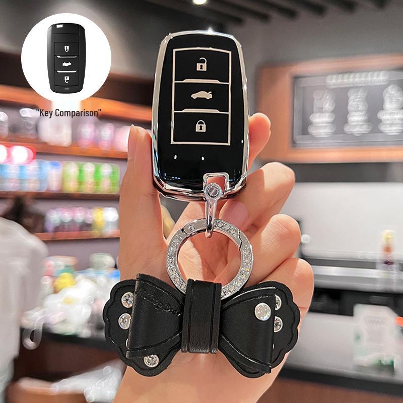 Changan Car Key Case: Compatible with Nuo, Mi Yu, Lumin, Benben, Eado, CS55, Yi Dong DT - 35 Shell Bag for Women.