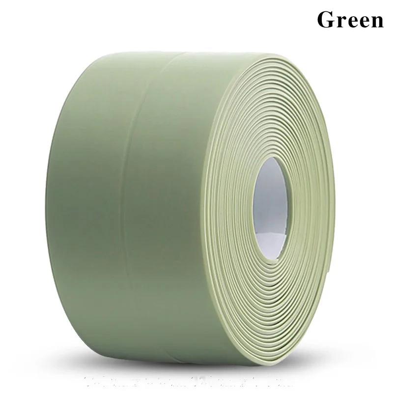 Shower Bath Sealing Tape Strips PVC Self Adhesive Sticker for Bathroom Kitchen Seal Caulk Strip Waterproof Wall Sink Mold Proof