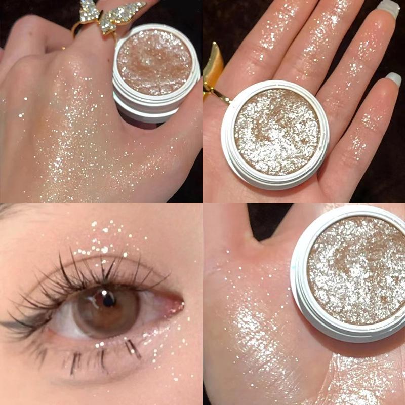 Jie Dazzler Radiant Single Eyeshadow - Glittery, Shimmer Orange Earth Tones